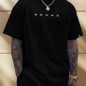 Camiseta Camisa Longline Bronx Alongada Estilo Oversized