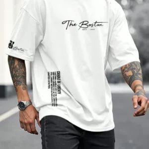 Camisa Oversized The Boston Camiseta Moda Gringa Estilosa