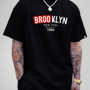 Camiseta Masculina Oversized Camisa Brooklyn 89 Premium Over