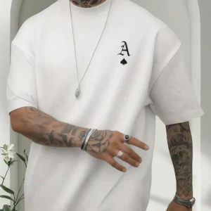 Camisa Oversized Masculina As De Espada Básica Style Treino